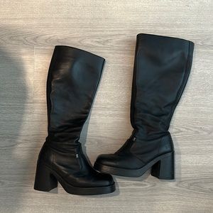 ROC Boots Australia Black Knee High Boots